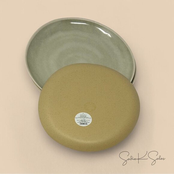 11" Tonal Melamine Dinner Plate Set 4pk - Hearth & Hand Magnolia - Cream/Natural - Picture 5 of 7